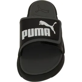 Puma Royalcat Comfort Slide Schwarz/Castlerock Weiß 49,5