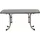 Sieger Boulevard-Klapptisch mit mecalit-Pro-Platte 150 x 90 x 72 cm champagner/schieferdekor mocca