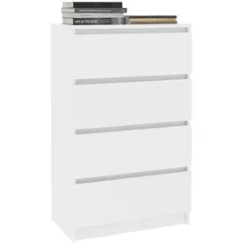 vidaXL Sideboard Weiß 60x35x98,5 cm Holzwerkstoff