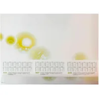 Tiefenbilder Schreibtischunterlage Papier mit Schutzleiste 3-Jahres-Kalender 2026, 2027 und 2028-25 Blatt 59,4 x 42 cm DIN A2