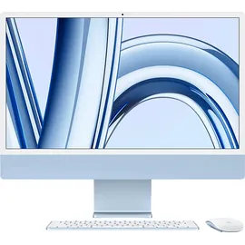 Apple iMac 24" Retina 4,5K Display 2023 M3 8 GB RAM 256 GB SSD 8-Core GPU Blau