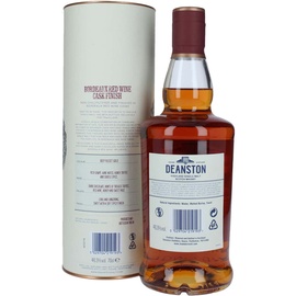 Deanston 10 Years Old Bordeaux Red Wine Cask Finish Highland Single Malt Scotch 46,3% vol 0,7 l Geschenkbox
