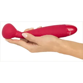 Sweet Smile Massagestab „Wand with thumping Function“, beidseitig verwendbar, rot