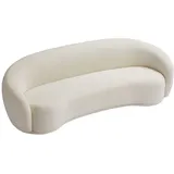 vente-unique Sofa 3-Sitzer - Bouclé-Stoff - Beige - BOVANA von Pascal Morabito