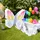 Relaxdays Pinata Schmetterling 48 cm x 58 cm x 10 cm Mehrfarbig