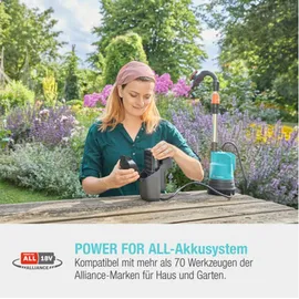 Gardena Akku-Regenfasspumpe 2000/2 18 V P4A solo 14602-66