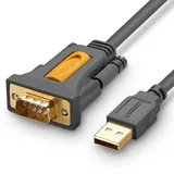 UGREEN USB auf RS232 Seriell Kabel USB Seriell DB9 mit PL2303 Chipsatz (2M)
