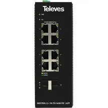 Televes Industrial Ethernet-Switch SWM8X1000P2S