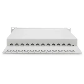 Digitus DN-91612S-EA-G Patchpanel 12-Port 1HE 10 Zoll geschirmt Grau
