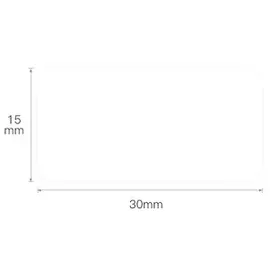 Niimbot Etiketten (Rolle) 30 x 15 mm Weiß 210 Stück