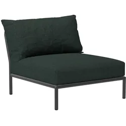 LEVEL2 Outdoor Sessel Lounge-Modul 1 Alpine Dunkelgrau