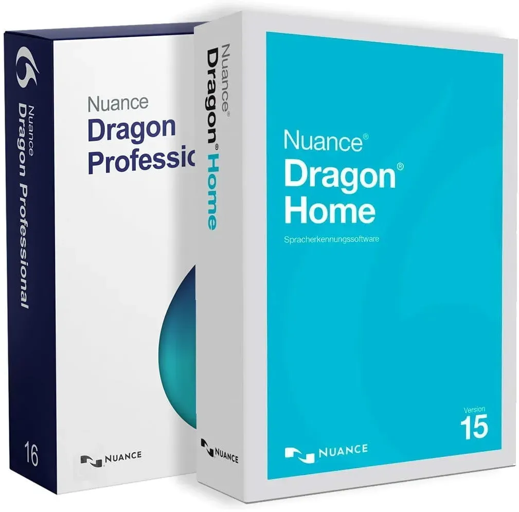 Nuance Dragon Professional Individual 16 Upgrade + Dragon Home 15