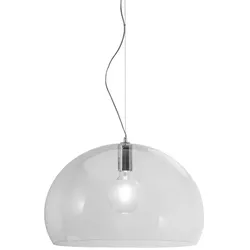 Kartell - Small FL/Y Pendelleuchte, transparent