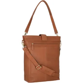 Plevier Bow Schultertasche Leder Braun