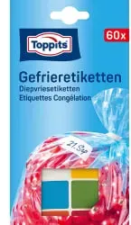 Toppits® Gefrier-Etiketten 4008871200389 , 1 Packung = 60 Stück