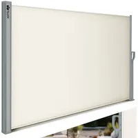 Tillvex Seitenmarkise 160x300 cm ausziehbar & Blickdicht Sichtschutz für