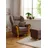 Home Affaire Hochlehnsessel Milano Vintage 100 x 105 x 93 cm Braun mit Zierkissen