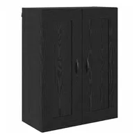 VidaXL Wandschrank Schwarz Eichen-Optik 69,5 x 34 x 90