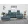sit&more Ecksofa SIT & MORE "Westham L-Form", bunt (graublau), B:275cm H:88cm T:172cm, 100% Polyester, Sofas, Ecksofa, mit Recamiere, mit oder ohne Bettfunktion, Bettkasten, Füße Eiche