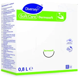 Diversey 6971740 Soft Care Dermasoft H9, parabenfreie Hautpflegecreme, 0,8 L