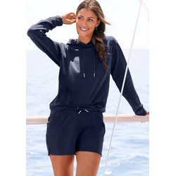 H.I.S Kapuzensweatshirt, im maritimen Stil, Loungewear, Loungeanzug, Hoodie, Gr. 36/38, marine, , 44761802-36