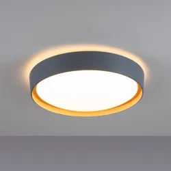 Deckenleuchte »EMILIA«, 1 flammig, Leuchtmittel LED-Board   LED fest integriert, LED, dimmbar, Switchmo, grau, , 36554300-0