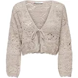 Only ONLBEACH LIFE 7/8 O-N CARDIGAN KNT NOOS grau S