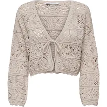 Only ONLBEACH LIFE 7/8 O-N CARDIGAN KNT NOOS grau S