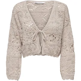 Only ONLBEACH LIFE 7/8 O-N CARDIGAN KNT NOOS grau S