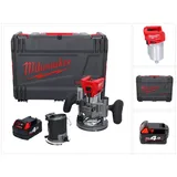 Milwaukee M18 FTR-401X Akku Fräse 18 V Brushless + 1x Akku 4,0 Ah + Fräsmodule + HD Box - ohne Ladegerät