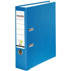 Falken 11286564 PP-Color-Ordner A4, Rücken 80mm, mit Einsteckschild - Aqua