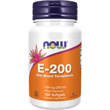 NOW Foods Vitamin E-200 mit gemischten Tocopherolen (100 Weichkapseln)