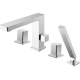 Bernstein Wannenrandarmatur Fliesenrandarmatur 6081C - Design 4-Loch-Badewannenarmatur