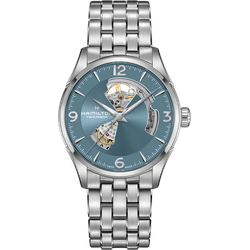 Hamilton Jazzmaster Open Heart Auto 42mm H32705142 - hellblau,silber - 42mm