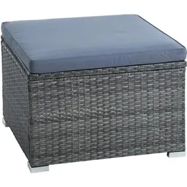 Estexo Rattan Lounge Sitzgruppe Loungeset grau