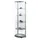 Kerkmann Rundvitrine Expoline 54,5 x 54,5 x 180 cm Grau