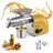Vevor Elektrische Ölpresse 5 kg/h, Ölmühle 1250 W, Automatische Ölpressmaschine mit Heiß- und Kaltpressung & Reinigungsbürste, Ölmaschine für Erdnüsse, Sesam, Sojabohnen und Mandeln, Edelstahl