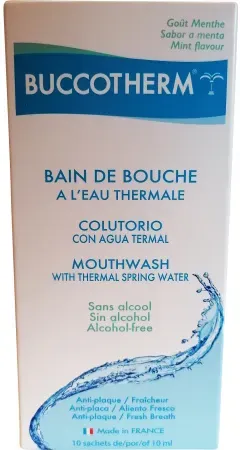 Buccotherm Alkoholfreies Mundwasser Grüner Tee Und Cranberry 10x10ml
