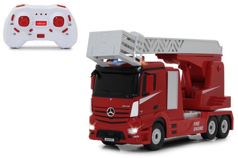 JAMARA Spielzeug-Feuerwehrauto, BxL: 12,5 x 37,5 cm, Ab 6 Jahren - rot