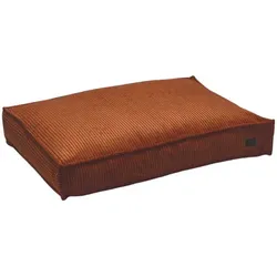 Hundekissen Ribbed Cordoptik - Hundebett Bezug abnehmbar und waschbar (Größe: L)