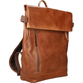 The Chesterfield Brand Mazara Business-Rucksack Leder 39 cm Laptopfach braun