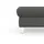 sit&more Hocker Marano mit Stauraum 102 x 43 x 67 cm Grau