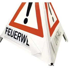 Dönges Klett-Faltsignal, 900 mm, retroreflektierend, ohne Klettschild