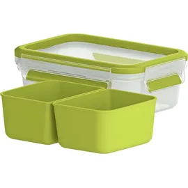 Emsa Snackbox Clip & Go grün 1,0 l