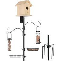 luxuskollektion Vogelhaus Stangenhalterungsset 196 cm verstellbar schäferhaken