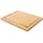 layzee Schneidebrett aus Holz 1 Set 34 x 25 cm Braun