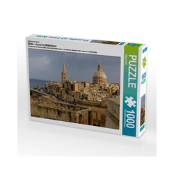 CALVENDO Puzzle CALVENDO Puzzle Malta - Juwel im Mittelmeer 1000 T, 1000 Puzzleteile