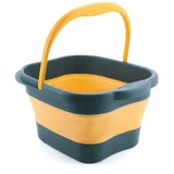 Rurbeder Faltbare Fußbadewanne Tub Basin Tools Fußbad Faltbares Fußbad zum Stressabbau, Faltbarer Eimer, großer Fußbadewanneneimer, faltbares Fußbad