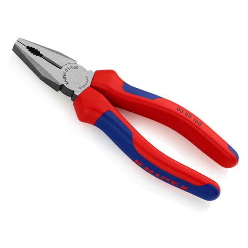 KNIPEX 0302160 Kombizange mit Mehrkomponenten Hüllen 160mm