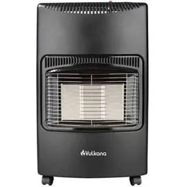 Vulkana Infrarot-Gasofen, 50mbar, Piezozündung, schwarz